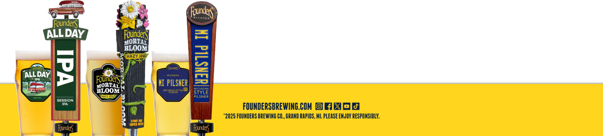 Founders Beer Cans and Drafts